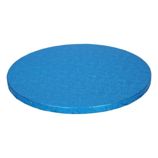 Cake Board Round 254mm (10") / Thickness 12mm / Blue